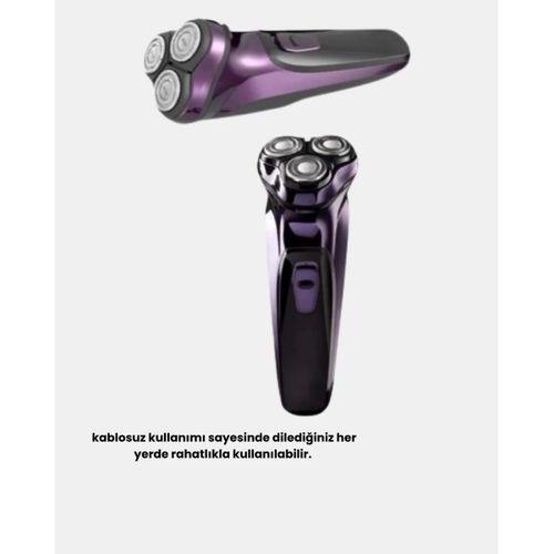Profesyonel Şarjlı Tıraş Makinesi Ayarlanabilir Başlıklı Kablosuz