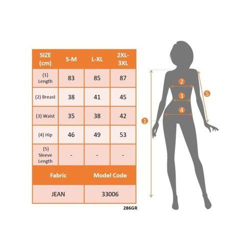 Kadın Omuzlardan Açık Bisiklet Yaka Kısa Kot Elbise