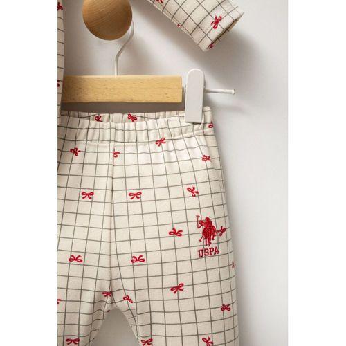 U.S.Polo U.S. Polo Assn Gömlek Pijama Takımı USB2728 Beyaz