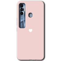 Tecno Spark 7 Pro Kılıf HD Desen Baskılı Arka Kapak - Sade Kalp