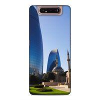 Samsung Galaxy A80 Uyumlu Kılıf Azarbaijan (37) Silicone Cover Kule ve Camii