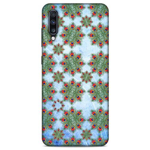 Samsung Galaxy A70s Kılıf Desenli Özel Seri Tüyler (24) Darbe Emici Kılıf