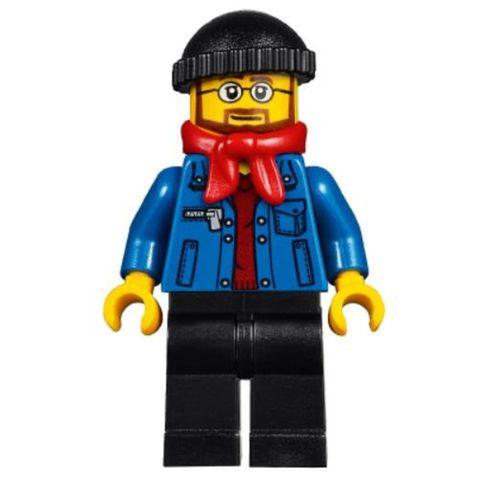Lego Minifigür Winter Holiday Train Station Bus Driver hol090