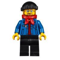 Lego Minifigür Winter Holiday Train Station Bus Driver hol090