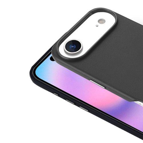 Apple iPhone 17 Air Kılıf M-safe Şarj Özellikli PU Deri Görünümlü Zore Kupra Kapak