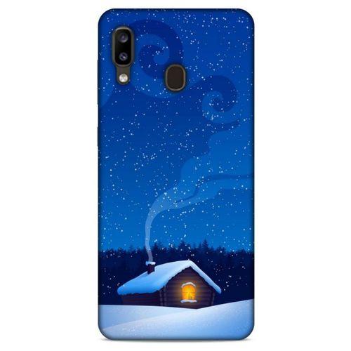 Samsung Galaxy A20 Kılıf Snowix (21) Koruyucu Kapak Parliement Mavi