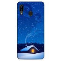 Samsung Galaxy A20 Kılıf Snowix (21) Koruyucu Kapak Parliement Mavi