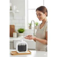 Pompalı Dispenser Sabunluk – Şeffaf Gövde, Modern Tasarım | Sıvı Sabun, Şampuan, Losyon İçin