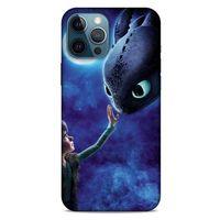 Apple iPhone 12 Pro Max Kılıf Dragons (40) Fit Silikon Kılıf Ejderha Takım Yıldızı