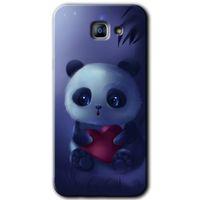 Galaxy A8 2016 Kılıf HD Desen Baskılı Arka Kapak - Bebek Panda