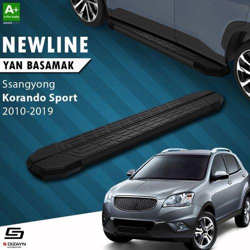 S-Dizayn Ssangyong Korando Sport NewLine Siyah Yan Basamak 203 Cm 2010-2019 A+ Kalite