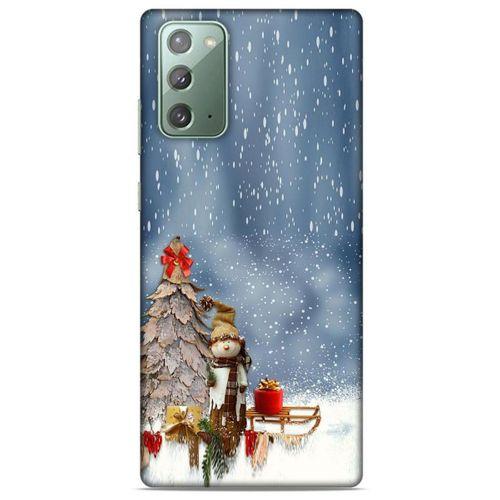Samsung Galaxy Note 20 Kılıf Snowix (5) Koruma Kabı Gri Beyaz
