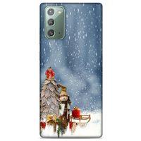 Samsung Galaxy Note 20 Kılıf Snowix (5) Koruma Kabı Gri Beyaz