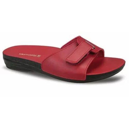 Ceyo Marına-1 Kırmızı Ortopedik Kadın Terlik