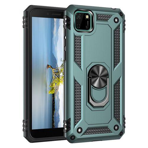 Huawei Y5P Kılıf Sofya Yüzüklü Silikon Kapak