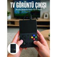 Retro Oyun Konsolu Çift Analog Joystick 64gb Hafızalı Taşınabilir El Konsolu