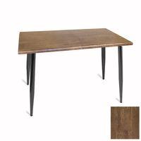 Dockers Manolya Mutfak Masası 80x120 ESB (Werzalit, Wermodin ve Allzalit Tabla) - Rustik Dark