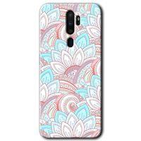 MRCİLETİSİM Oppo A5 2020 Kılıf Baskılı Kapak - Çin Mandala 1 + 5D Tam Kaplayan Cam
