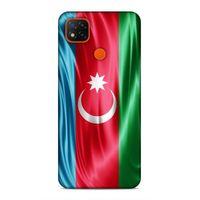 Xiaomi Redmi 9C Uyumlu Kılıf Azarbaijan (36) Glitter Kılıf Tam Bayrak