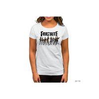 Fortnite Family Beyaz Kadın Tişört