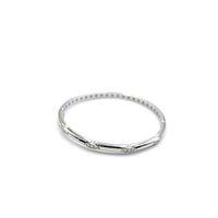 Taşlı Vip Bilezik - Gümüş