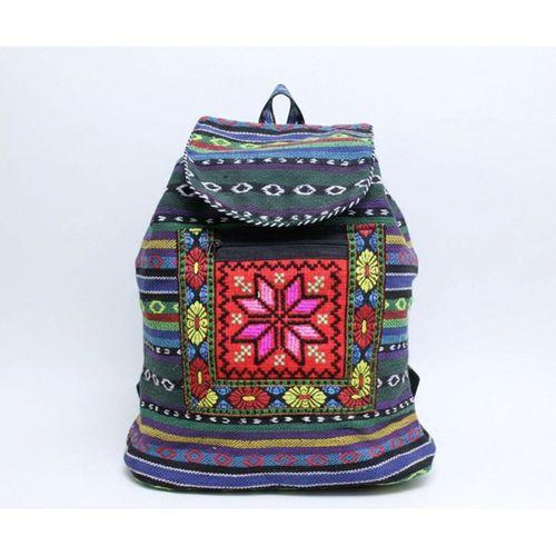 Kilim Desenli Sırt Çantası