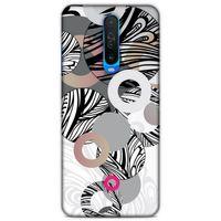 Lopard Xiaomi Redmi K30 5G Uyumlu Kılıf Soyut Sanat (42) Desenli Rugged Armor Kılıf