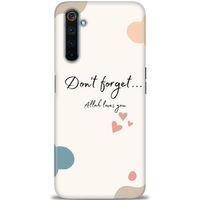 Realme 6 Pro Kılıf HD Baskılı Kılıf - Fragile + Tam Ekran Koruyucu