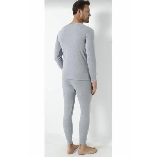 Berat YÜCEL Erkek Şardonlu Gri İçlik Termal Tayt