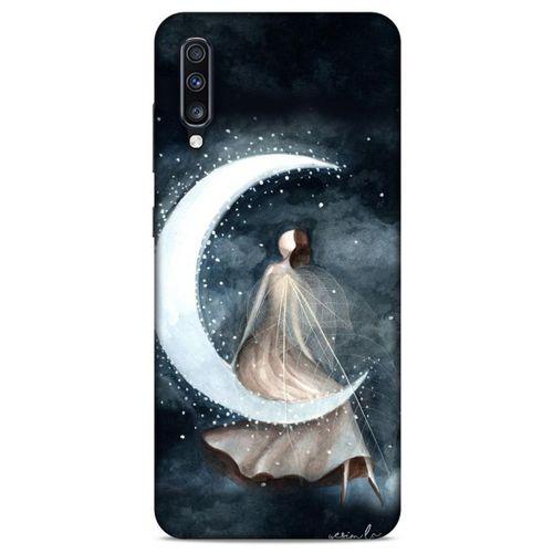 Y.Liva-2020 (Ay Peri) Samsung Galaxy A70 Kılıf Silikon Kapak Desenli