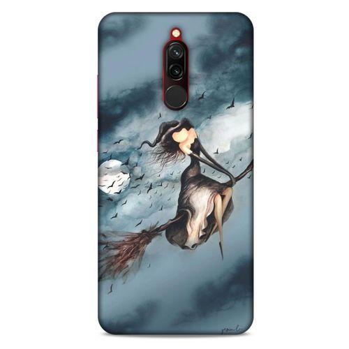 Y.Liva-2021 Özel Seri Cadılı Xiaomi Redmi 8 Kılıf Silikon Kapak