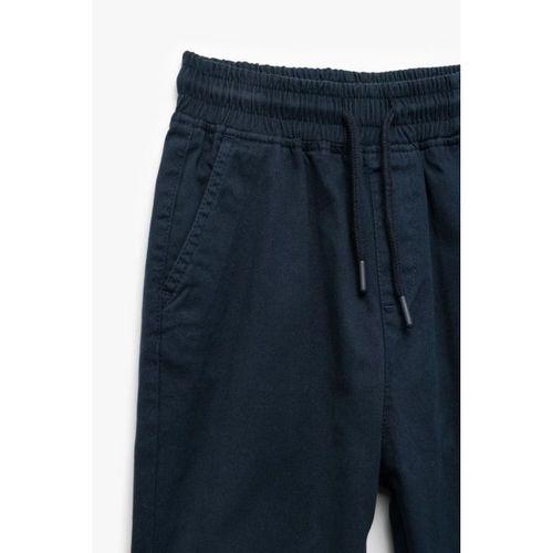 Koton Erkek Çocuk Beli Bağcıklı Cep Detaylı Pamuklu Gabardin Jogger Pantolon