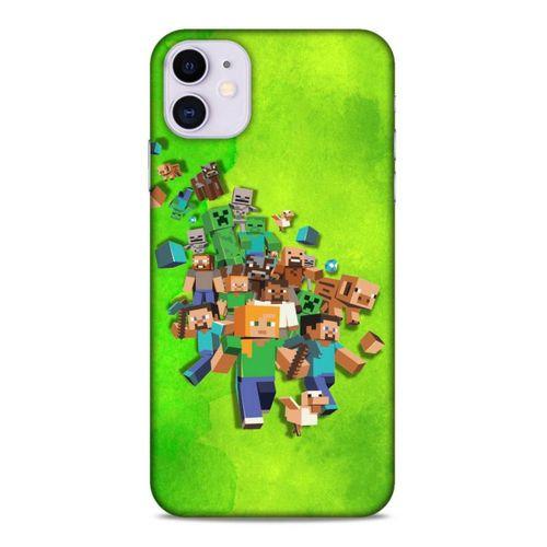 Lopard Apple Iphone 11 Uyumlu Kılıf PiXel (28) Arka Kapak Steve Karakter