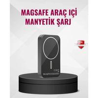 Magsafe Araç Telefon Tutucu 15w Hızlı Şarj Type-c Girişli