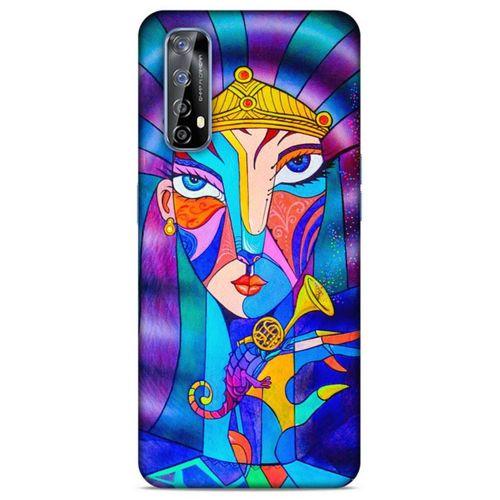 Lopard Huawei P Smart 2021 Uyumlu Kılıf Sürreal Yüzler ♀ (49) Ultra Silikon Kılıf Baskılı