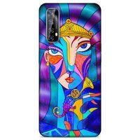 Lopard Huawei P Smart 2021 Uyumlu Kılıf Sürreal Yüzler ♀ (49) Ultra Silikon Kılıf Baskılı