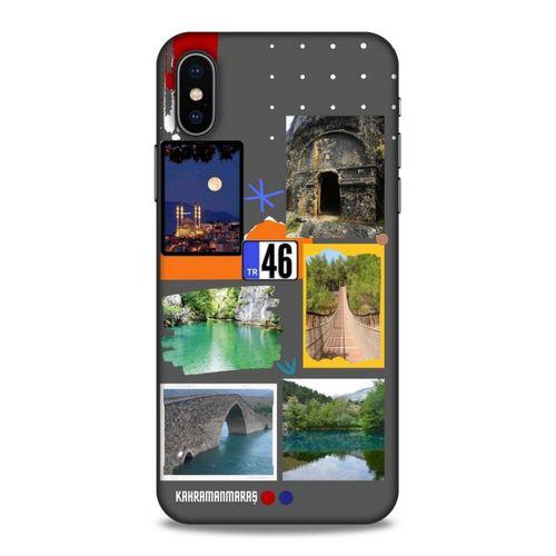 Lopard Apple iPhone XS Uyumlu Kılıf Şehirli ※ (46) Kahramanmaraş Core Armor Kılıf