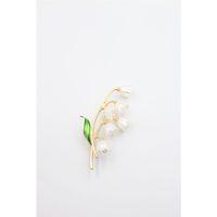 Kardelen Broş - Altın