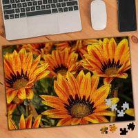 Turuncu Görkemli Çiçek 240 Parça Puzzle Yapboz-1853562