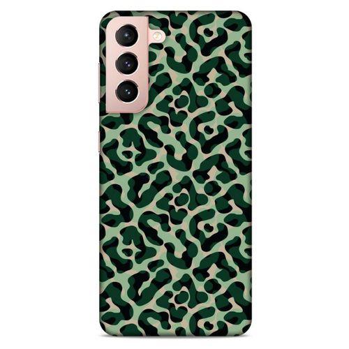 Lopard Samsung Galaxy S21 Uyumlu Kılıf Kamuflaj (30) Silicone Case