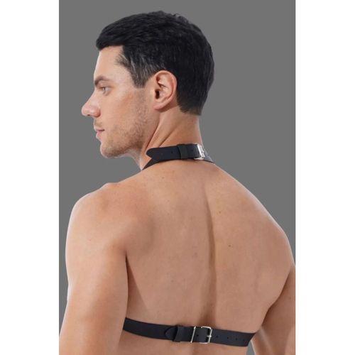 Pilelistore Erkek Deri Boyun Bağlantılı Harness Aksesuar