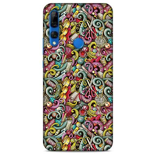 Graffitix (46) Desenli Silikon Kapak Huawei Y9 Prime 2019 Kılıf