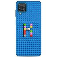 Lopard Samsung Galaxy A12 Uyumlu Kılıf BloX (22) Tam Koruma Kılıfı K Harfi