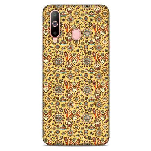 Ethnic Culture (18) Samsung Galaxy A60 Kılıf Silikon Kapak Desenli