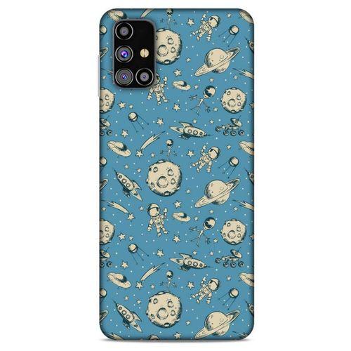Samsung Galaxy M31s Uyumlu Kılıf Mavi Delisi (27) Tasarımlı Kılıf Yıldız