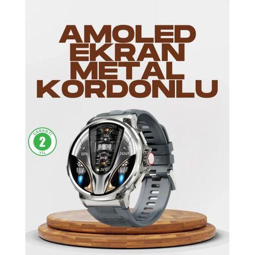 Şık Metal Kasa Ve Değiştirilebilir Kordonlarla Sw80 Smartwatch