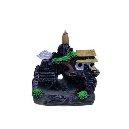 Seramik  Şelale Aromaterapi Geri Akışlı Tütsülük