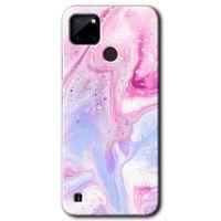 Realme C21 Kılıf HD Desen Baskılı Arka Kapak - Kabarmış Leke
