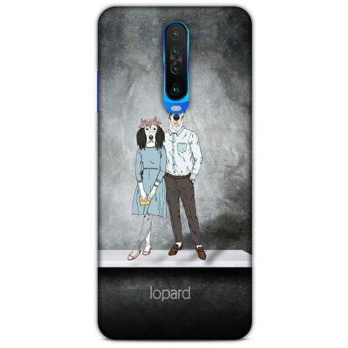 Xiaomi Poco X2 Kılıf FunnyMaX (46) Core Armor Kılıf Antrasit Köpek