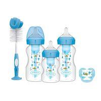 Dr.Brown's Geniş Ağız Anti Kolik Options+ PP Biberon Hediye Seti Mavi
